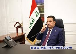 رئيس الوزراء يجدد لميقاتي موقف العراق الثابت والمبدئي بدعم لبنان